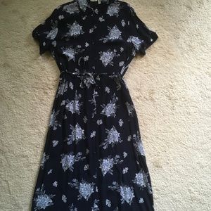 Cherokee Navy/ Floral Dress